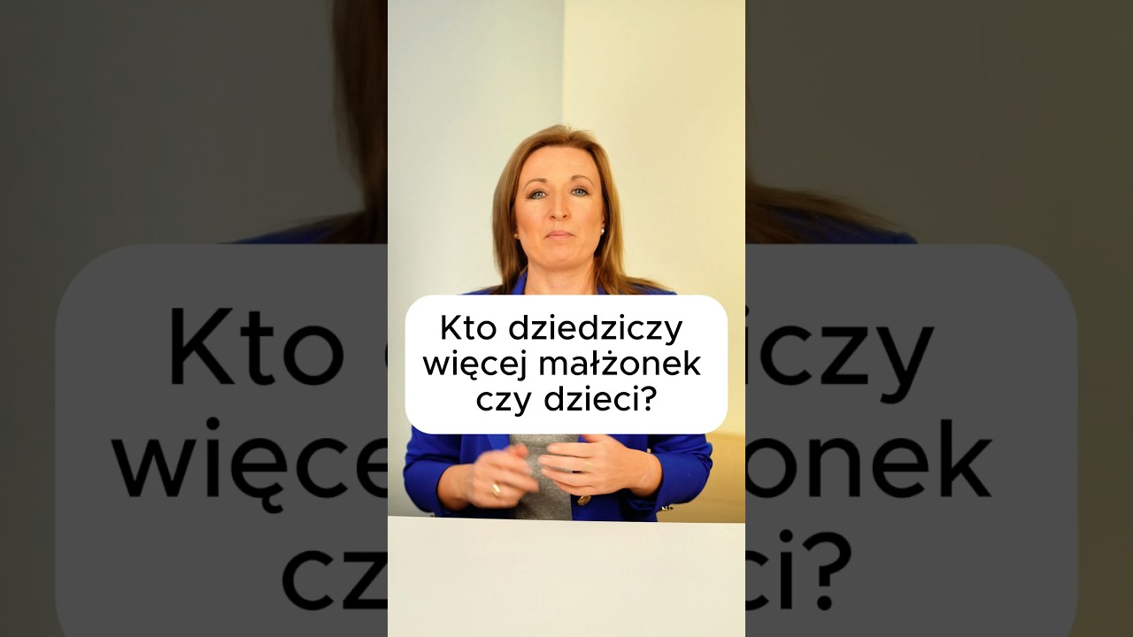 Kto dostanie więcej w spadku &ndash; małżonek czy dzieci? #dziedziczenie #prawospadkowe