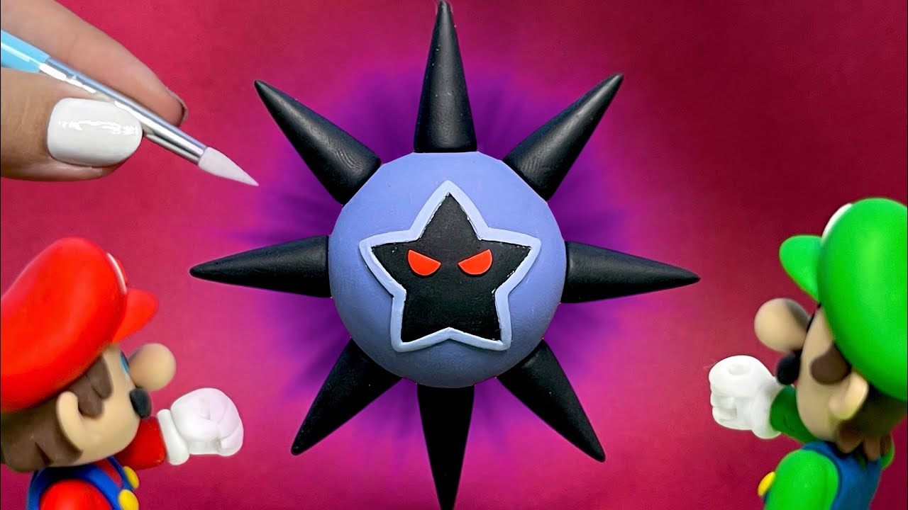 Making Dark Star from Mario & Luigi: Bowser’s Inside Story | Polymer Clay