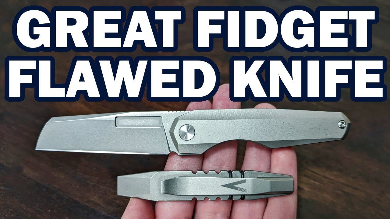 Vero Engineering Ti Neuron & Mini Fulcrum - Small Details Review - Double Detent Slipjoint & Pry Bar
