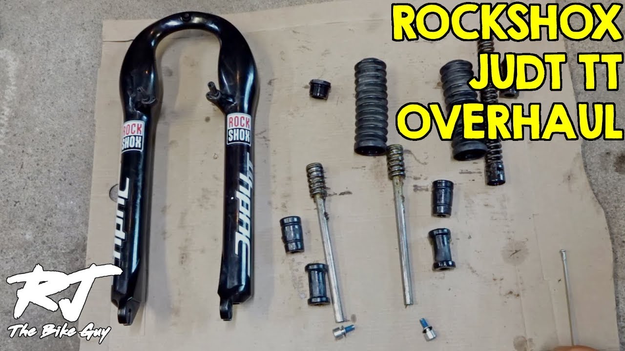 RockShox Judy TT Fork - How To Disassemble/Clean/Lube/Re-assemble