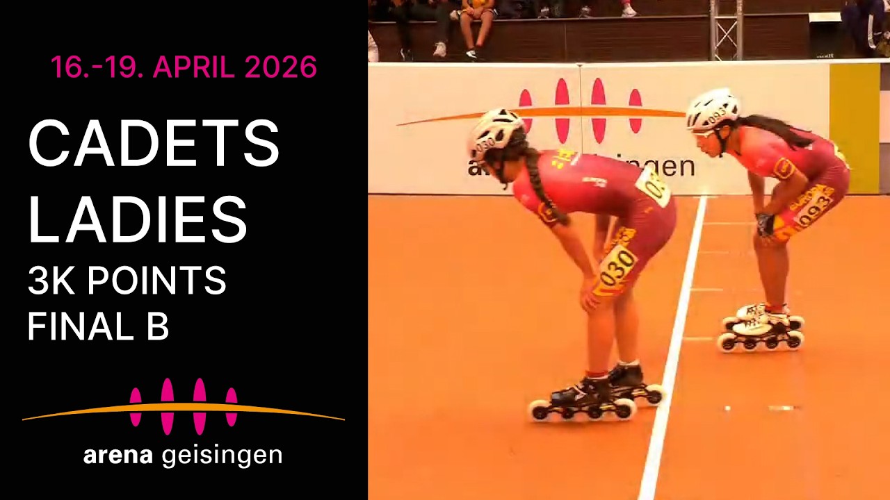 🏁 Cadet Ladies Points B-Final 3K | Arena Geisingen International 2026 | Full Race Replay