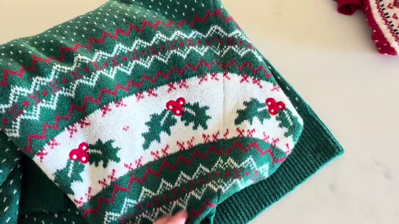 Holiday Sweater & Pajama Show & Tell | ASMR