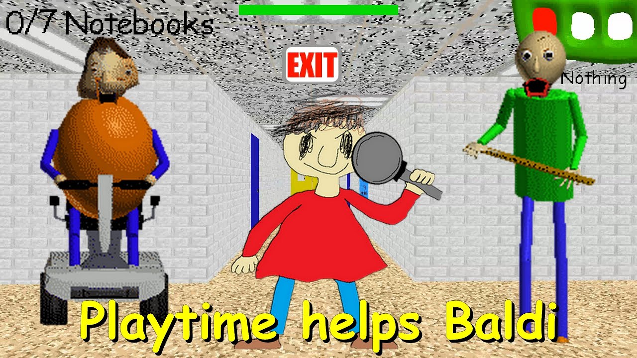 Playtime helps Baldi - Baldi's Basics Mod