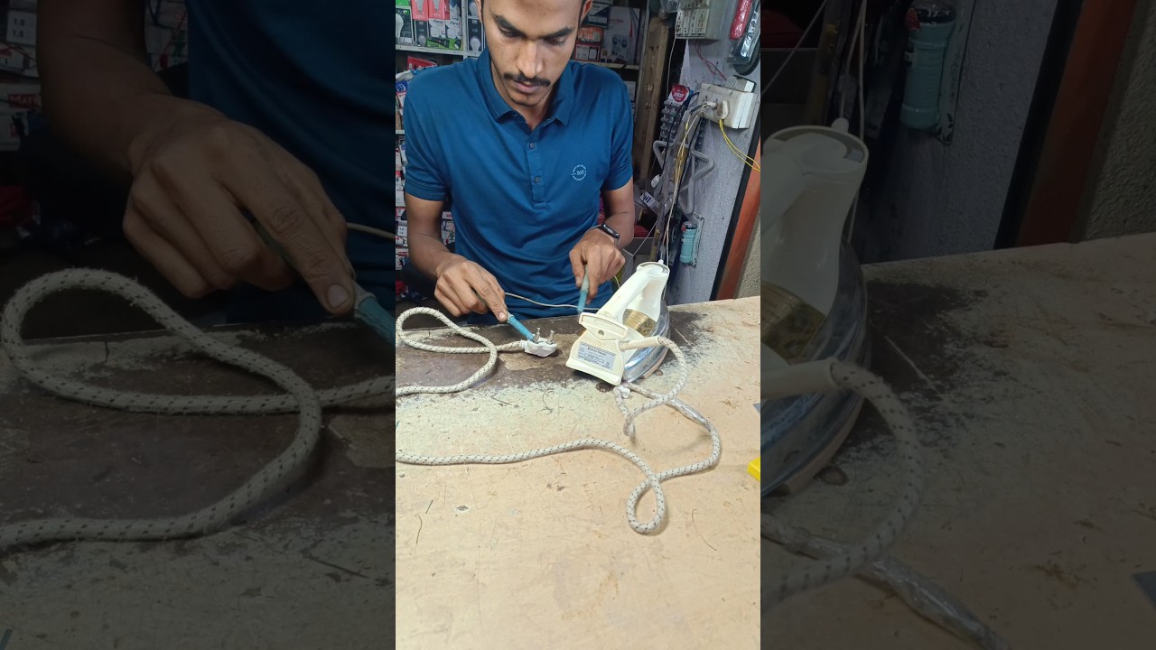 How change coil in automatic electric dry  iron short video #shorts #electric