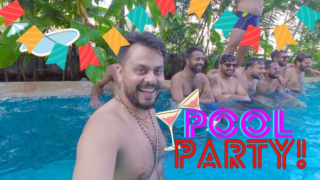 Yeh kya bol gaya || Groom Squad Ki Pool Party! Full On Shaadi Vibes #poolparty #shadiseason #viral