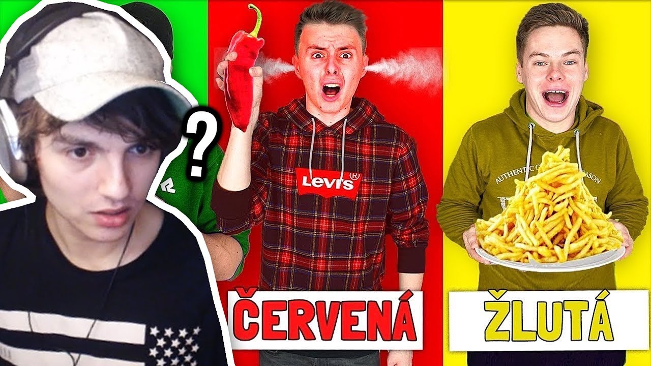 Cantzer Reaguje na J&Iacute;ME POUZE JEDNU BARVU J&Iacute;DLA 24 HODIN! 🤮🤩 **extr&eacute;mn&iacute; challenge** (18+ kontent)
