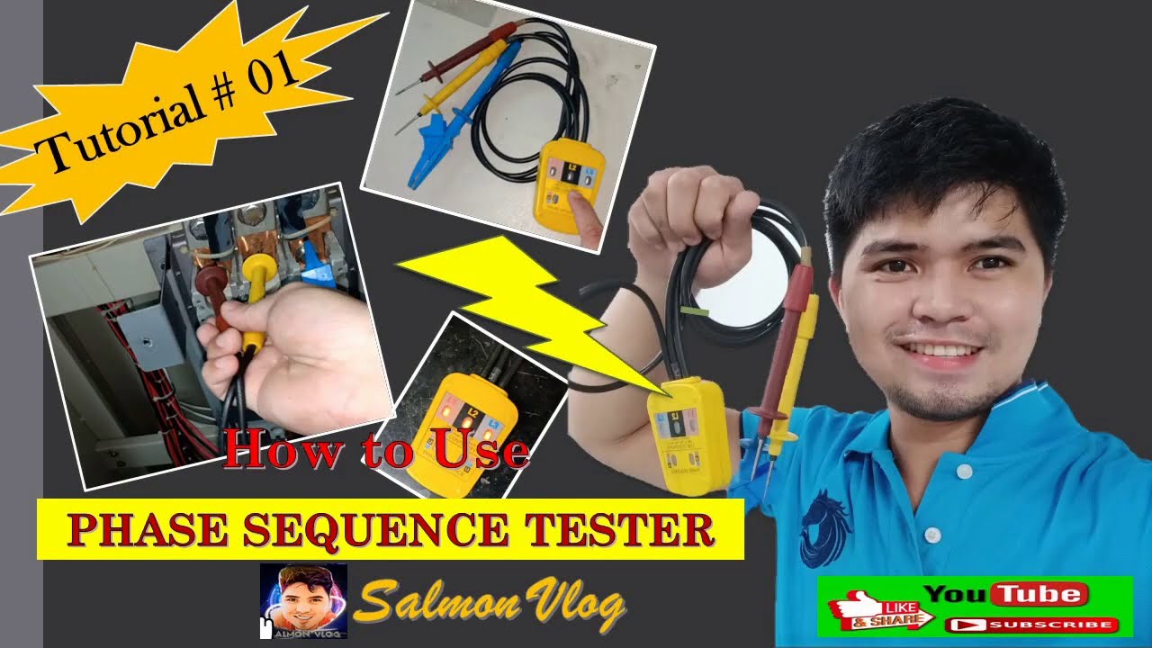 Paano gumamit ng Phase Sequence Tester Tutorial / Electrical Tools / Electrical Tools