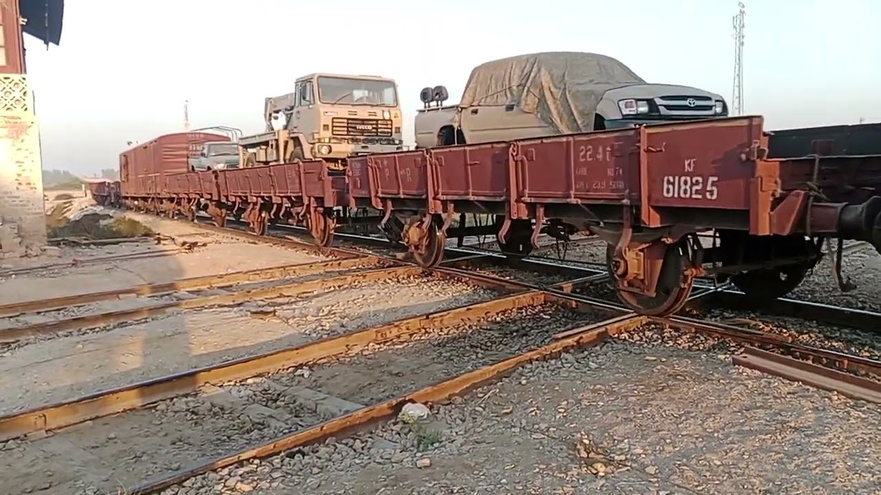 Diamond crossing of Railway Rohri Pakistan 