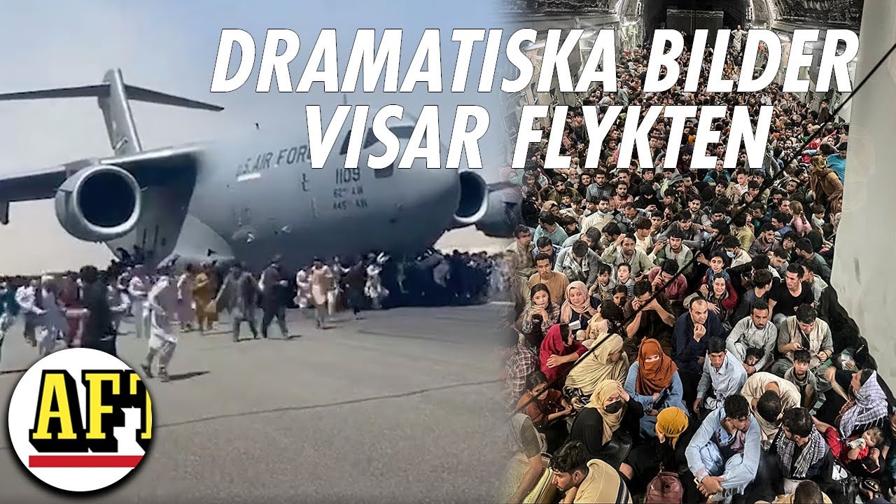 Efter talibanernas maktövertag: Tusentals försöker fly Kabul