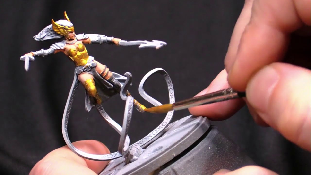 Marvel: Crisis Protocol- Painting Angela with Shick