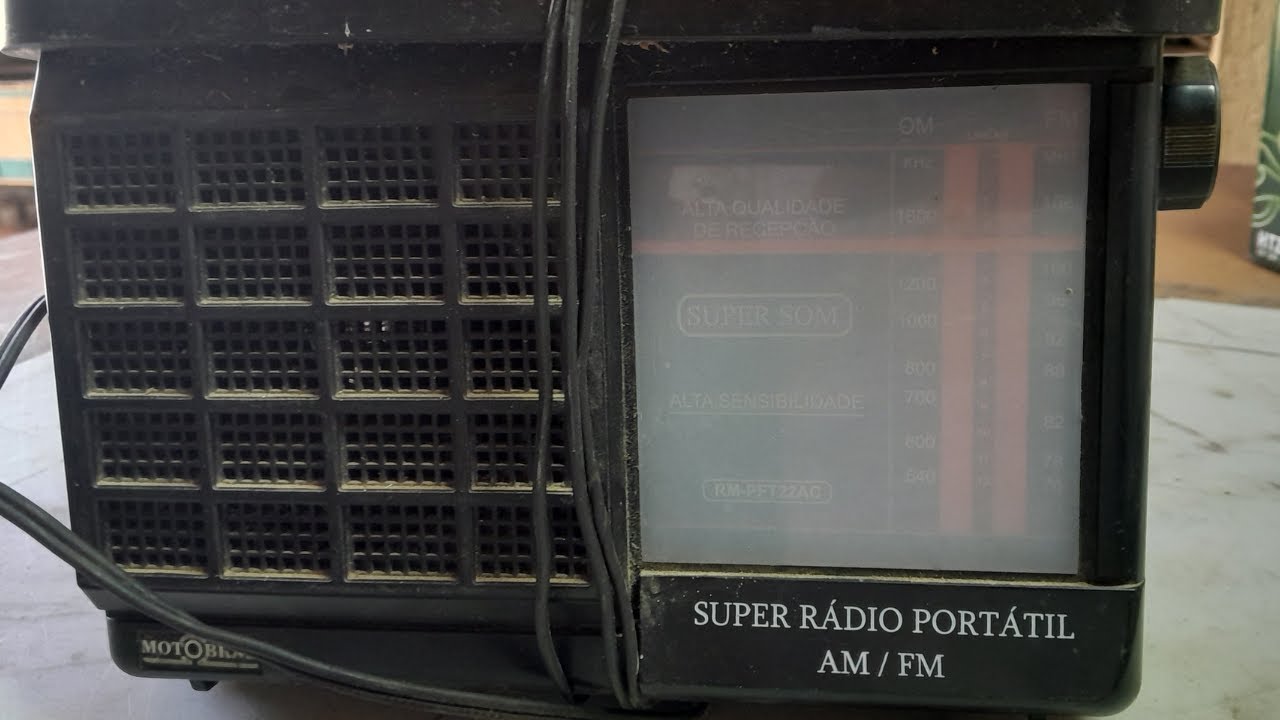 RÁDIO MOTOBRÁS RM-PFT22AC, MAIS UM, COM TRANSFORRMADOR QUEIMADO