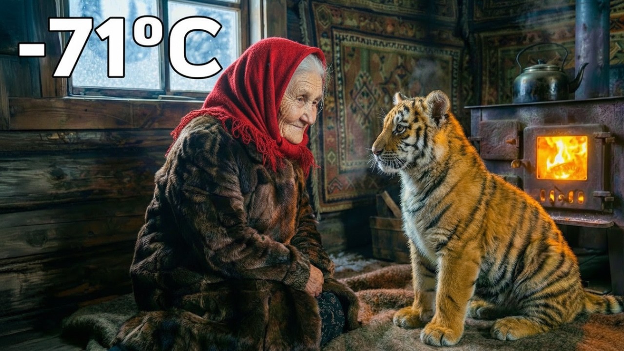 She Saved a Freezing Tiger Cub... Then Something Incredible Happened at Her Door ❄️🐅