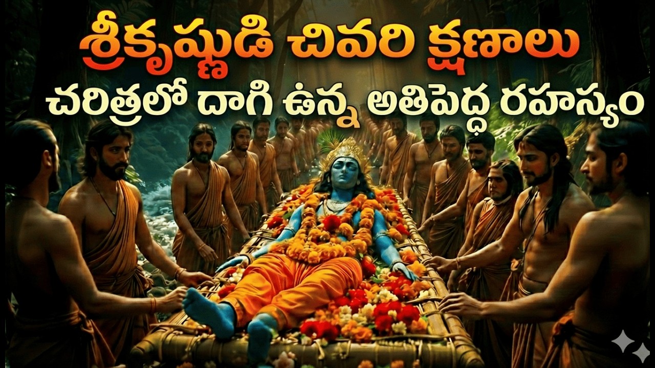 కృష్ణుడు ఎందుకు దిక్కులేని చావు అనుభవించాడు? | Lord krishna death mystery revealed | telugu facts 
