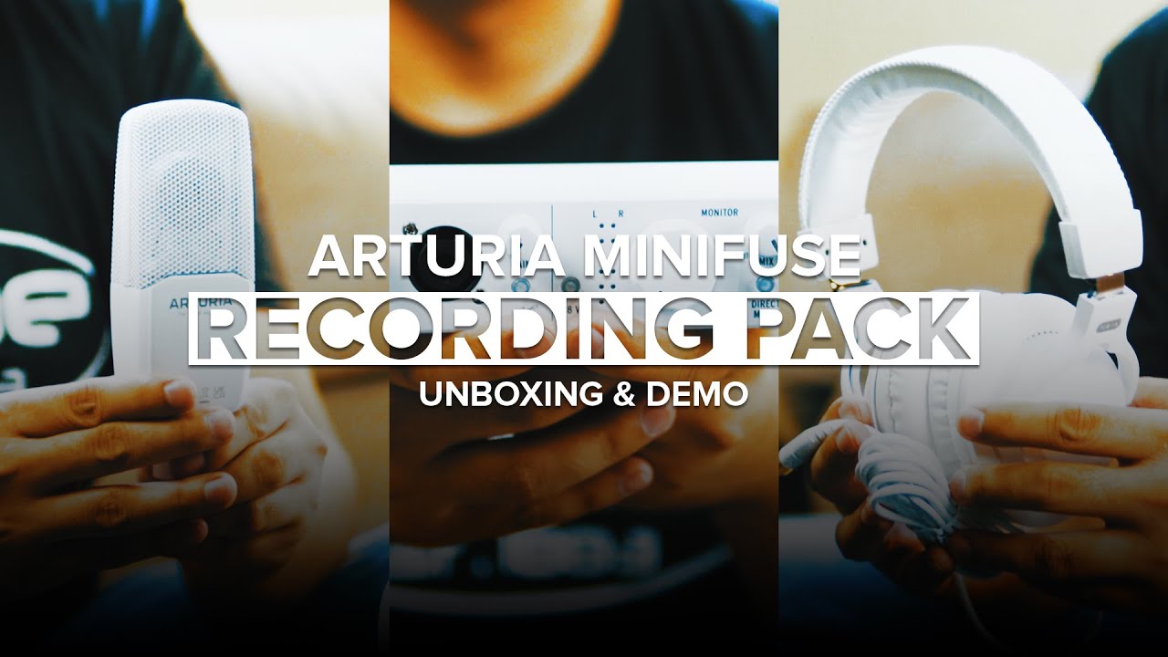 Arturia MiniFuse Recording Pack (Unboxing & Demo)