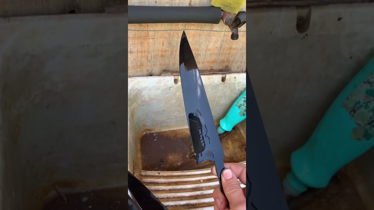Fosfatización de cuchillos