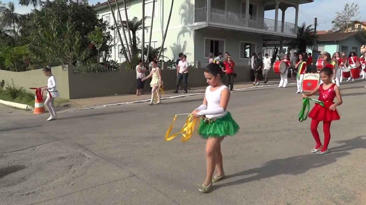 balizas do desfile civico de Aguas Mornas 2012