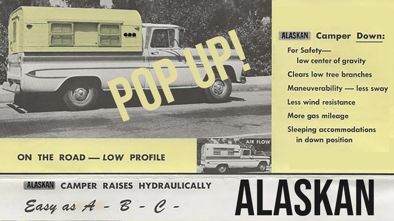Vintage Pop-up Alaskan Camper From 1971 - Detailed Information & Truck Camper Walk-Through