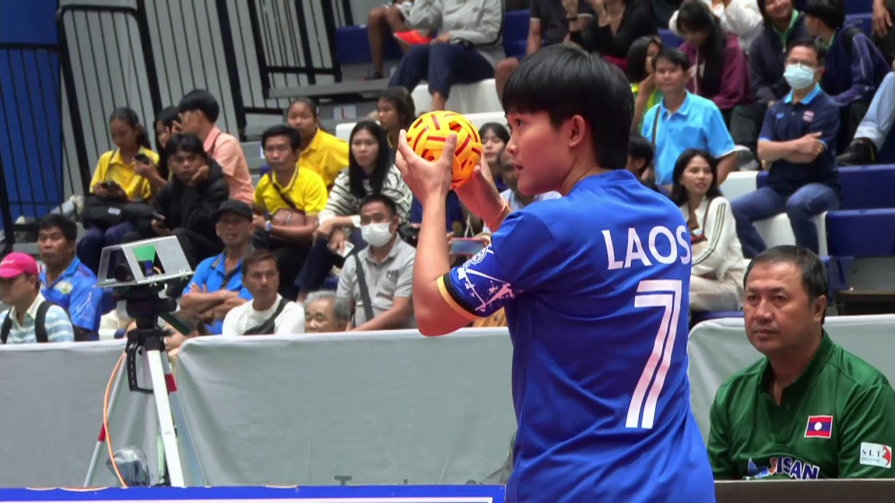 #KingsCup37 ไทย VS ลาว ตะกร้อ 4 คนหญิง รอบรองชนะเลิศ เซปักตะกร้อชิงแชมป์โลก