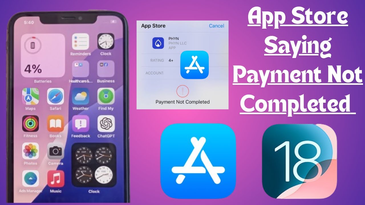 Как исправить ошибку &laquo;Платеж не завершён&raquo; в App Store | iOS 18