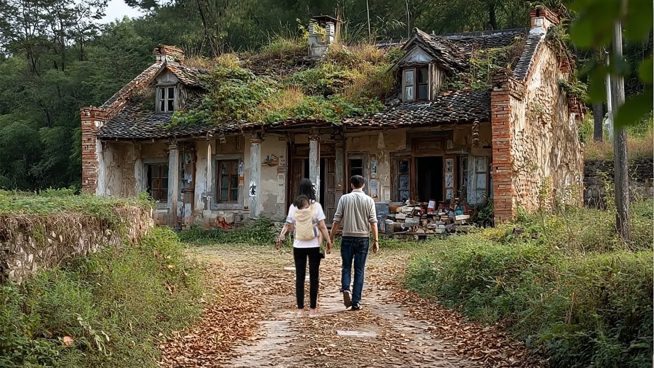 Amazed by the Abandoned House They Inherited, the Couple Quickly Turned It Into a Beautiful Home