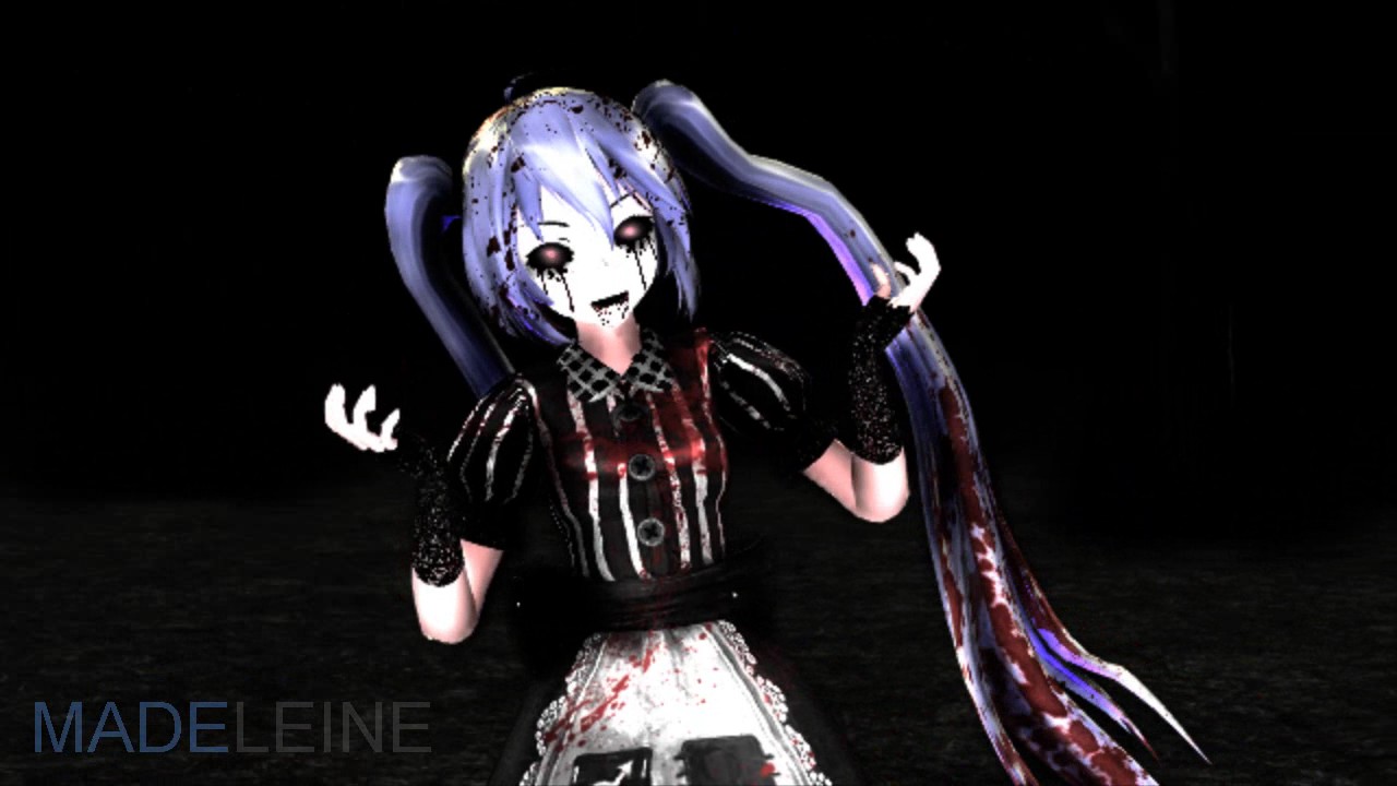 MMD Hatsune Miku: Slenderman Song