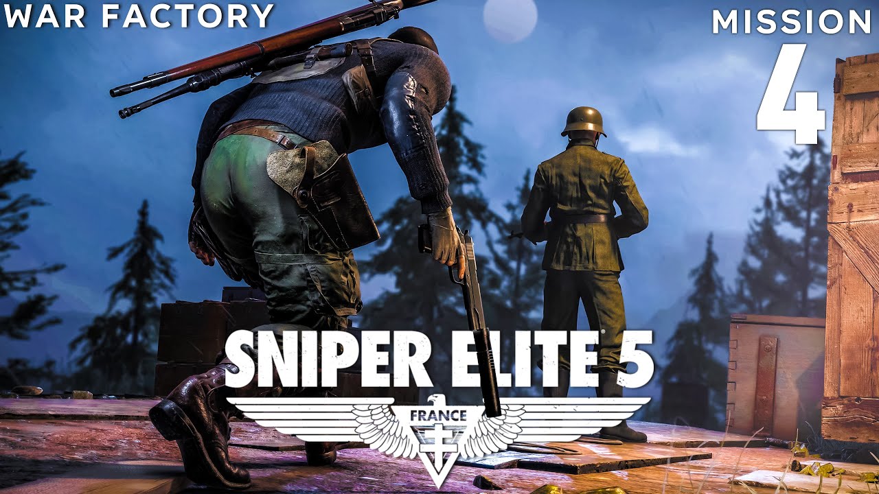 Sniper Elite 5 | Mission 4 War Factory |  Walkthrough (PS5 4K 60FPS )
