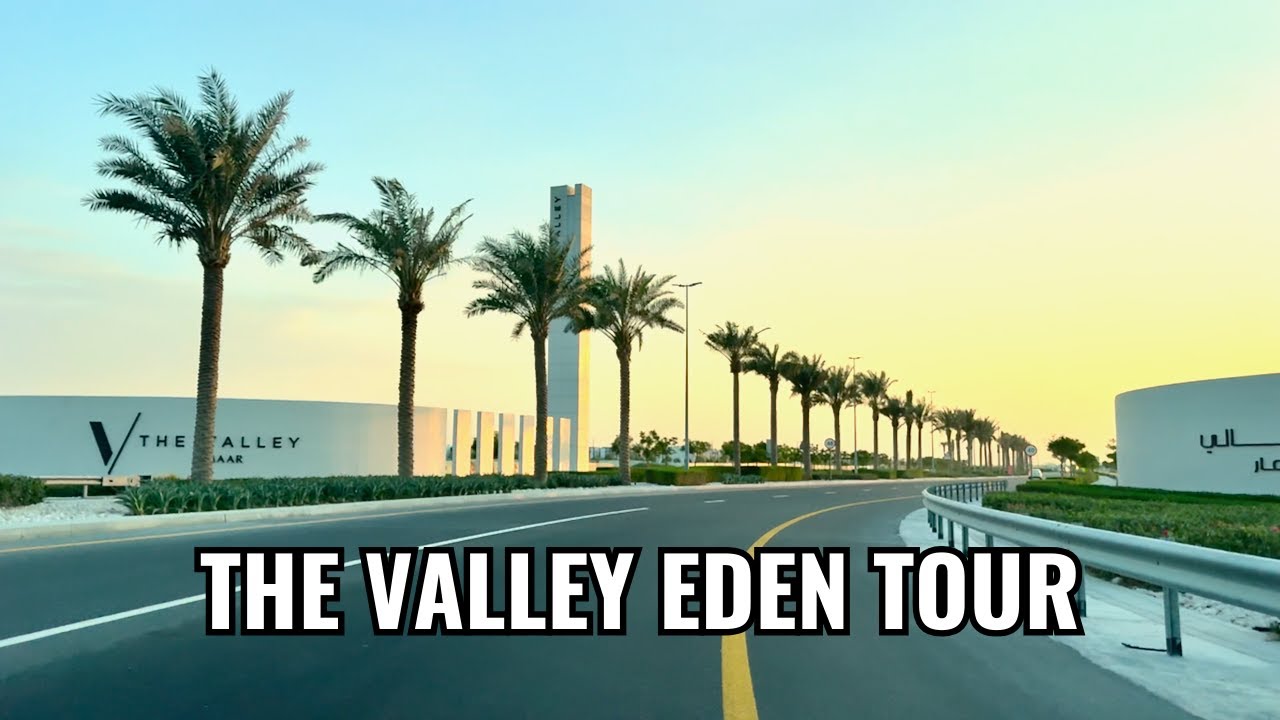 Dubai 4K Drive to The Valley Eden by Emaar | UAE 🇦🇪