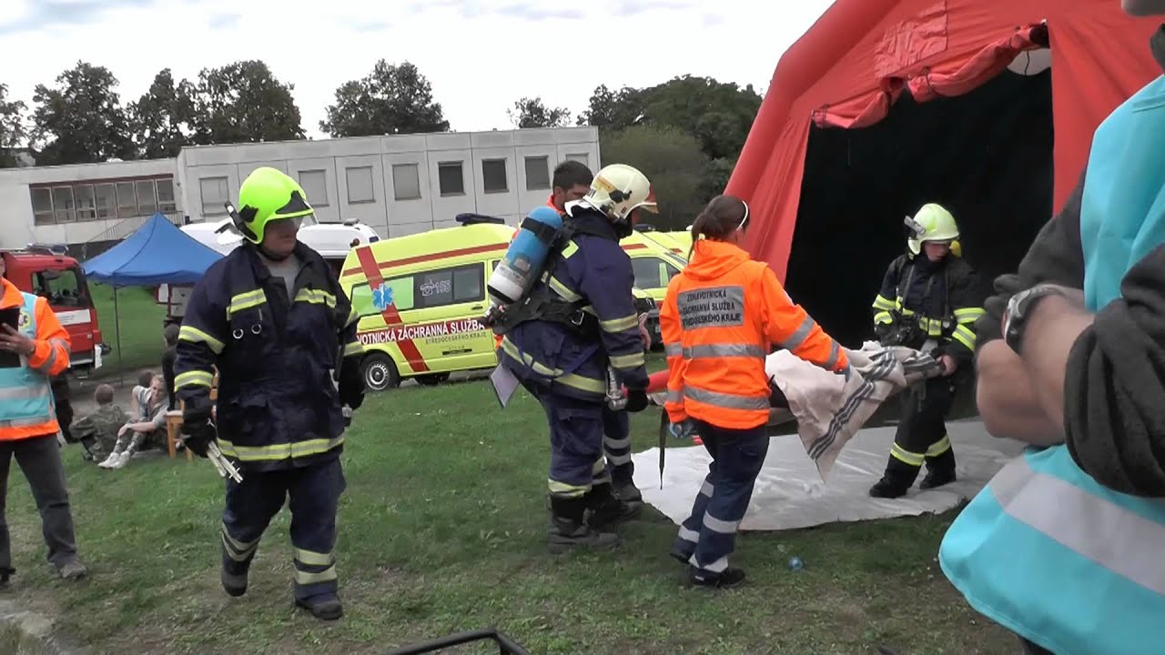 Cvičeni IZS v Nemocnici Rudolfa a Stefanie Benešov