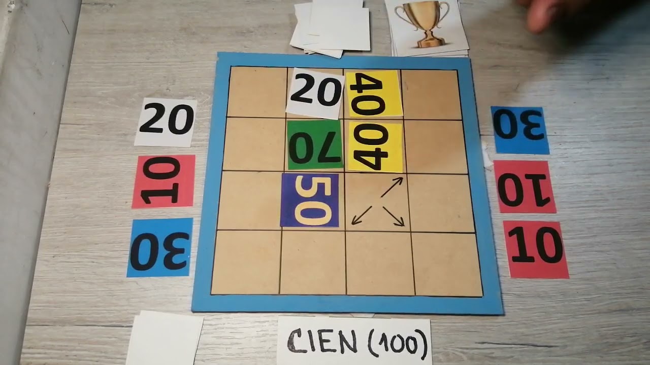 Game of Hundred - Juego de los Cien - 1001 Juegos de mesa antiguos y nuevos - Juegos del mundo