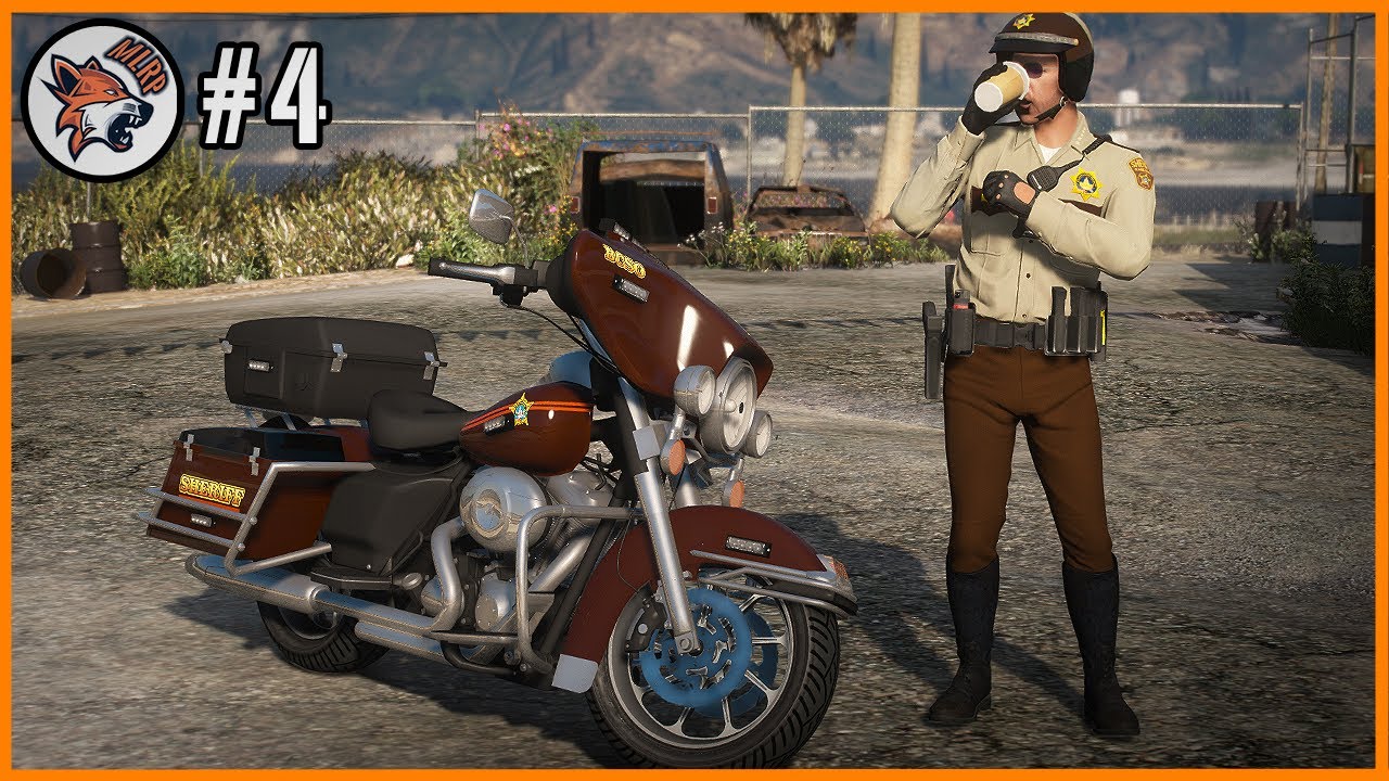 GTA 5 FiveM | Major League Roleplay Part #4 | Police Motorbike Pursuit