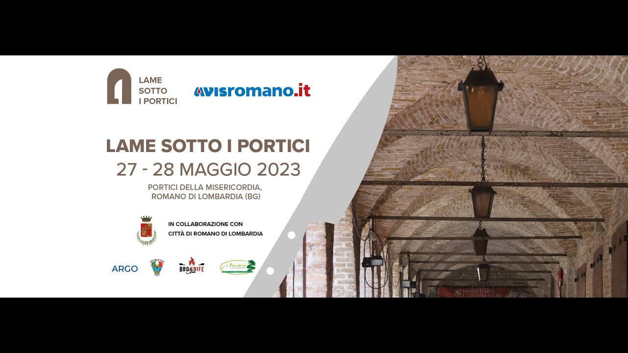 Lame sotto i portici 2023, coltelli artigianali a Romano di Lombardia