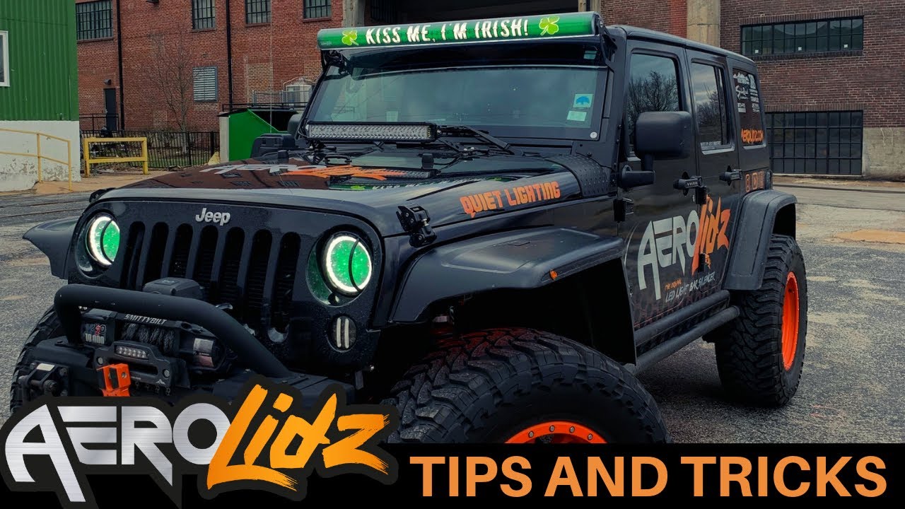 Useful Tips and Tricks for your Aerolidz Light Bar Cover!