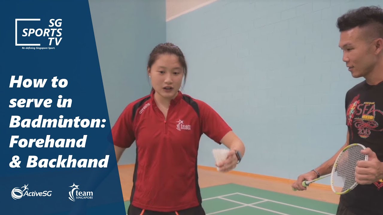 #Badminton101: Как подавать мяч справа и слева в бадминтоне [Бадминтон для начинающих]