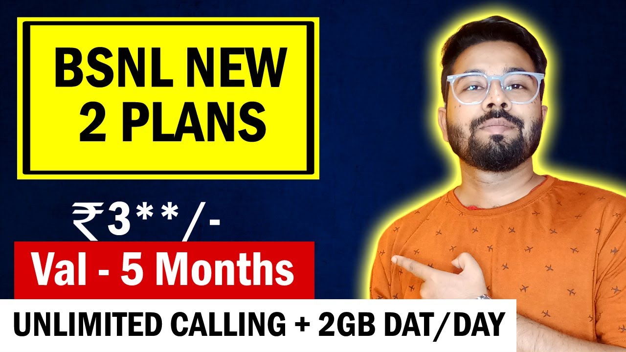 BSNL New 2 Plans (₹39* & ₹79* with Unlimited Calling & 2GB Data/day & 100SMS/day -Validity 336 Days)