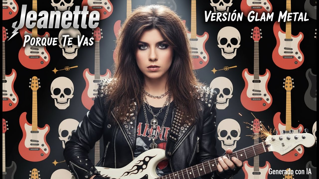 Jeanette – Porque Te Vas | Cover IA Glam Metal setentero nostálgico