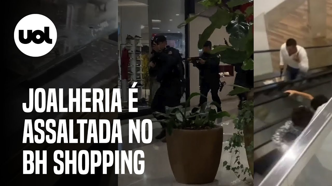 Joalheria é assaltada no BH Shopping; veja vídeo