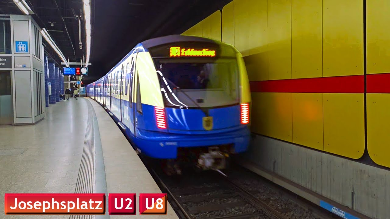 Josephsplatz U2 - U8 : Мюнхенский метрополитен ( MVG C2 - A )