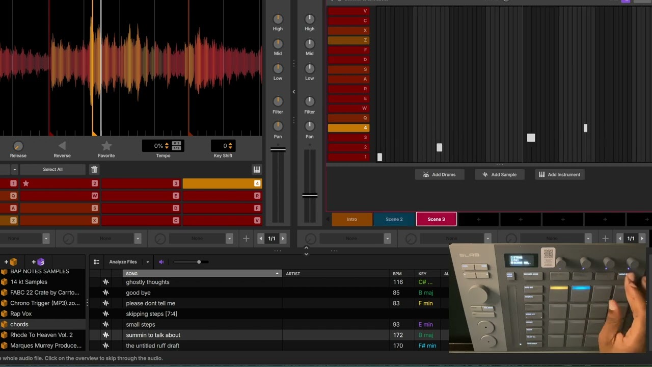 Бумбап с контроллером Serato SLAB