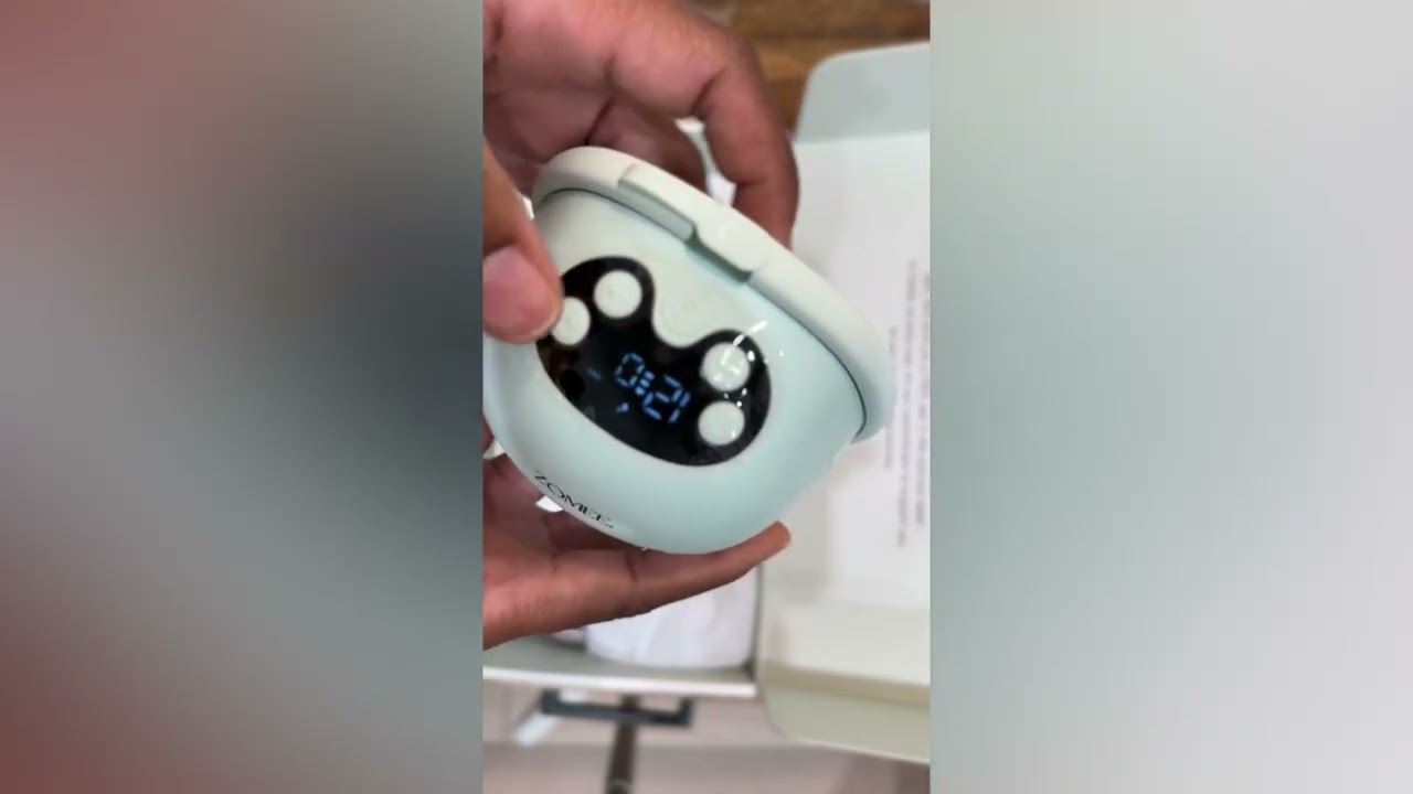 Zomee W-1 wearable breast pump unboxing 