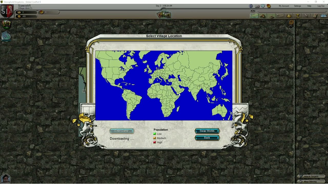 GC9. My style of opening a server in stronghold kingdom Episode 1
