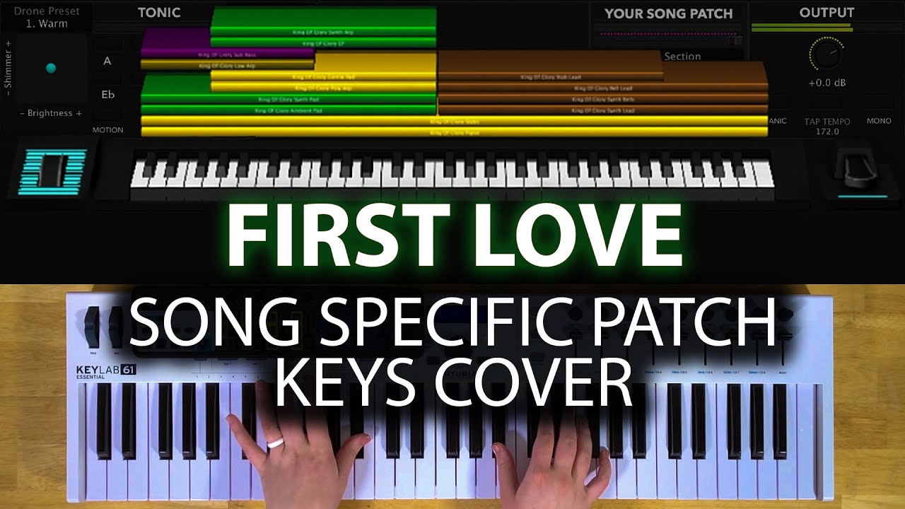 First Love MainStage patch keyboard cover- Kari Jobe