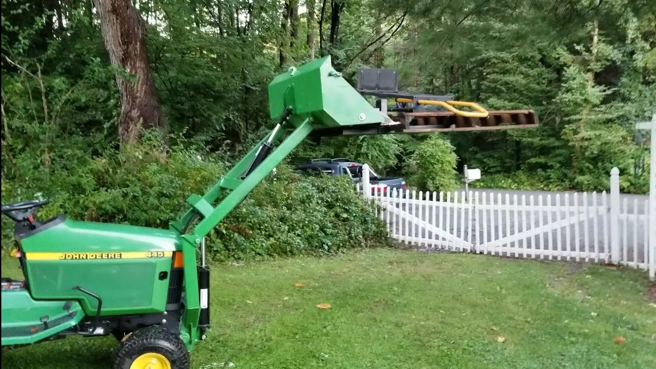 Pallet Forks on Little Buck Loader - John Deere 445, 425, 455, X-Series, etc.