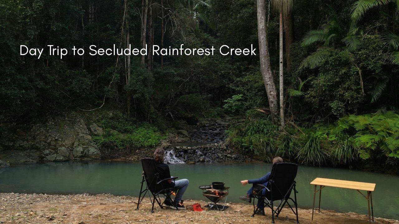 Picnic beside a Dreamy Creek | Hot Honey Fried Chicken | Calming River Sounds