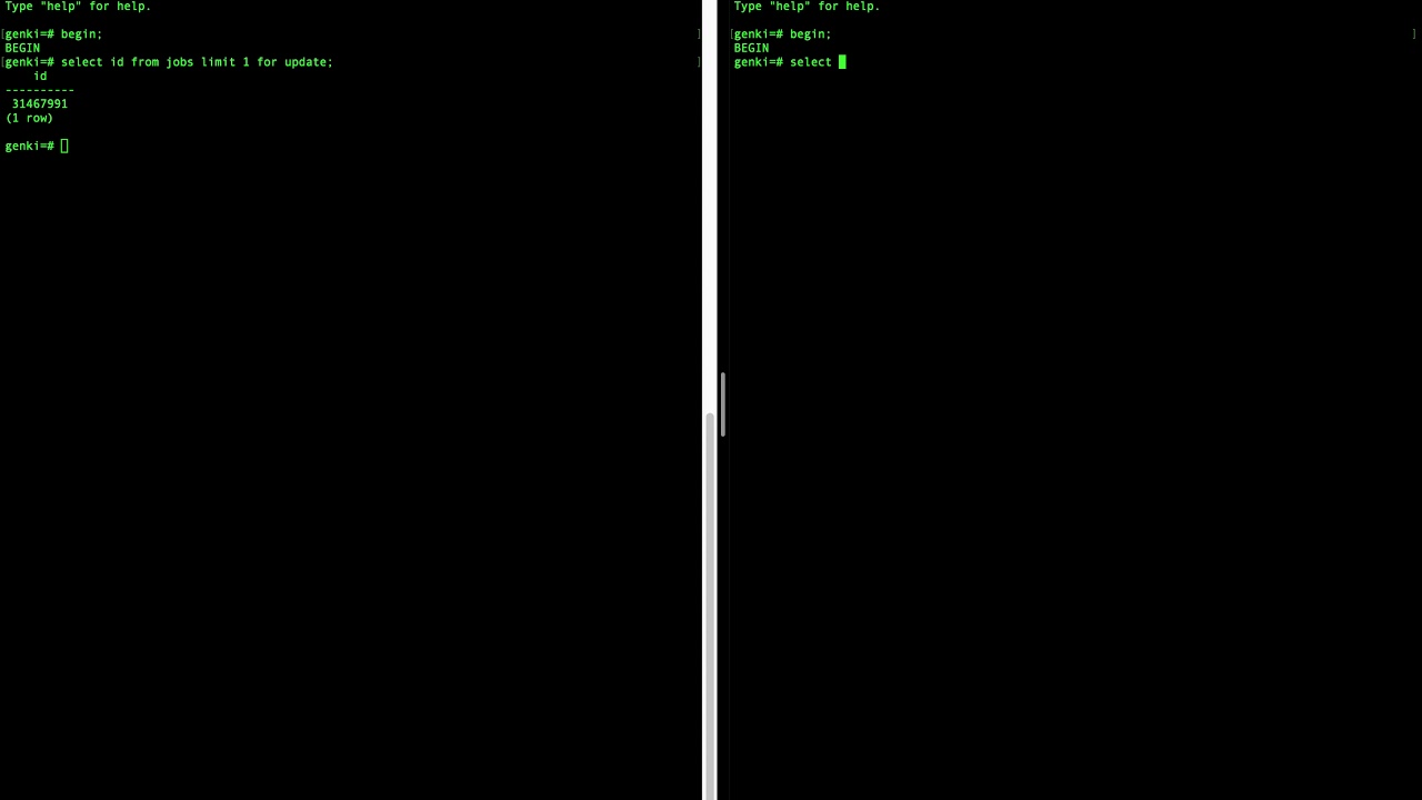 Postgres Skip locked