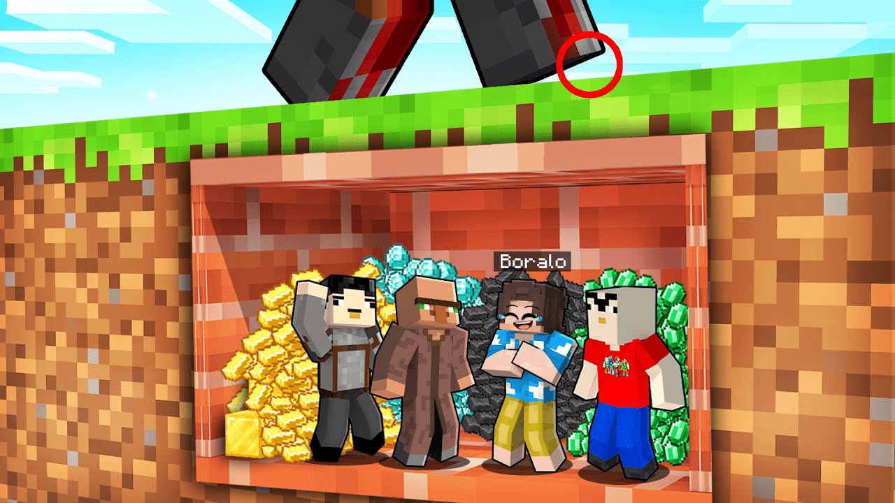 KÜÇÜLEREK GİZLİ SIĞINAK YAPTIM BOBBY'yi DELİRTTİM - Minecraft