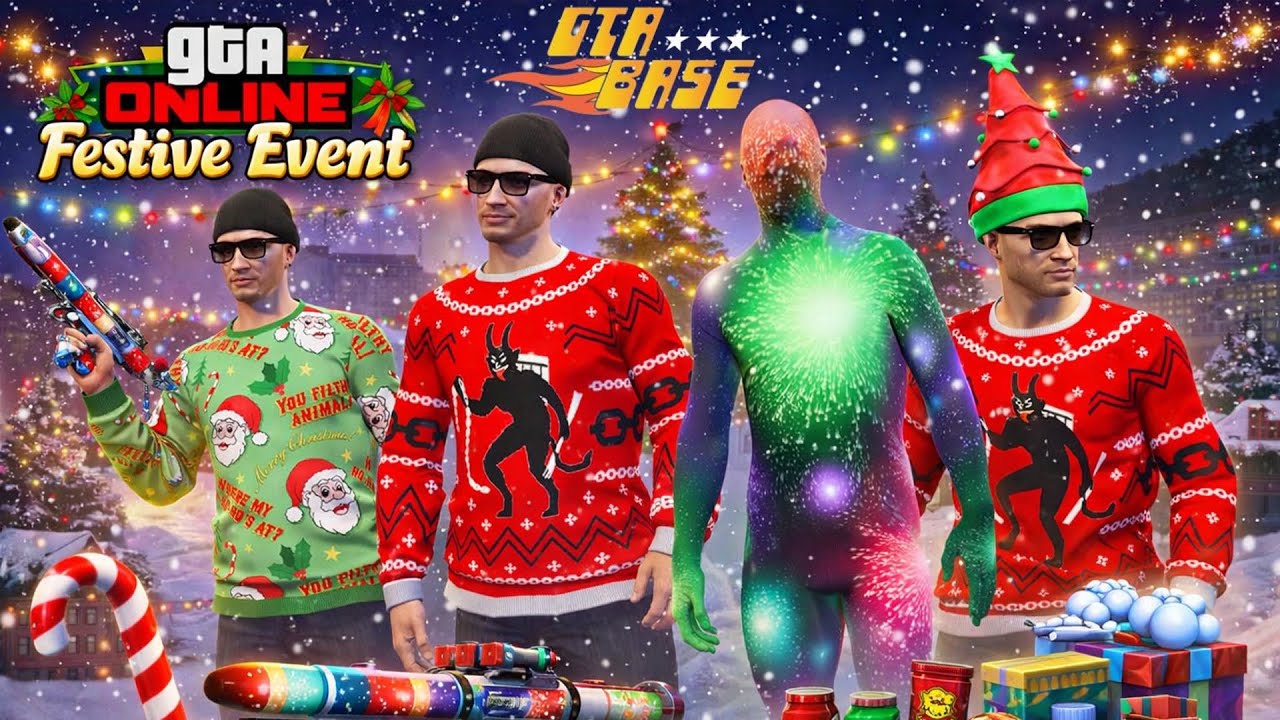 ВЕСЬ РОЖДЕСТВЕНСКИЙ КОНТЕНТ В GTA ONLINE 2025 🎄❄️