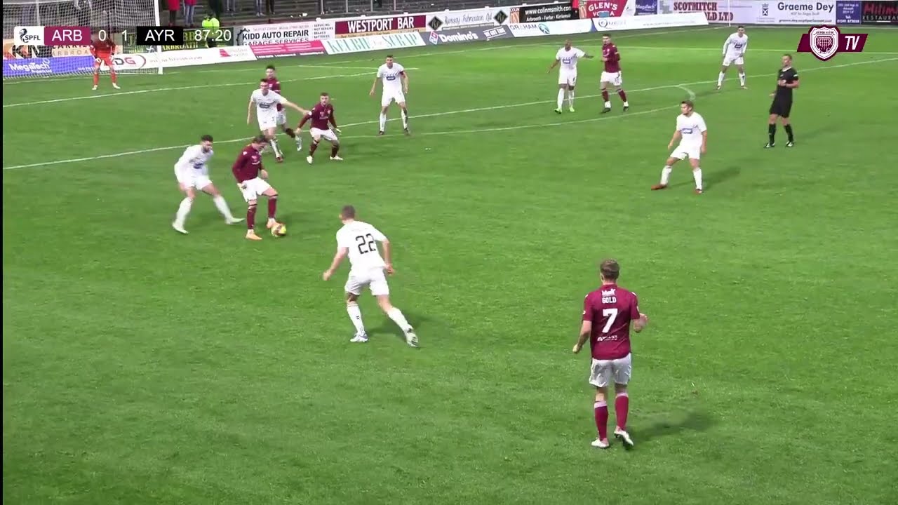 Arbroath vs Ayr United - Match Highlights