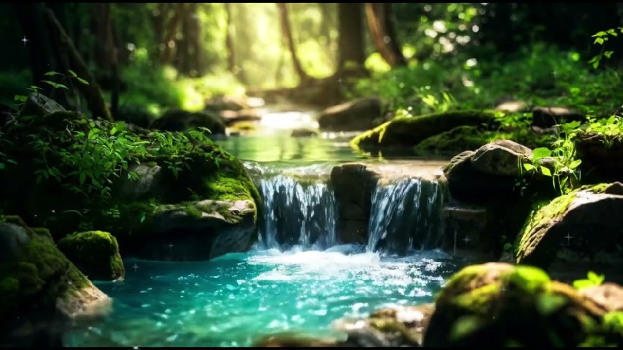 4K HDR Forest River: The Ultimate Cure for Your Sleepless Nights,  waterfall sounds for sleeping