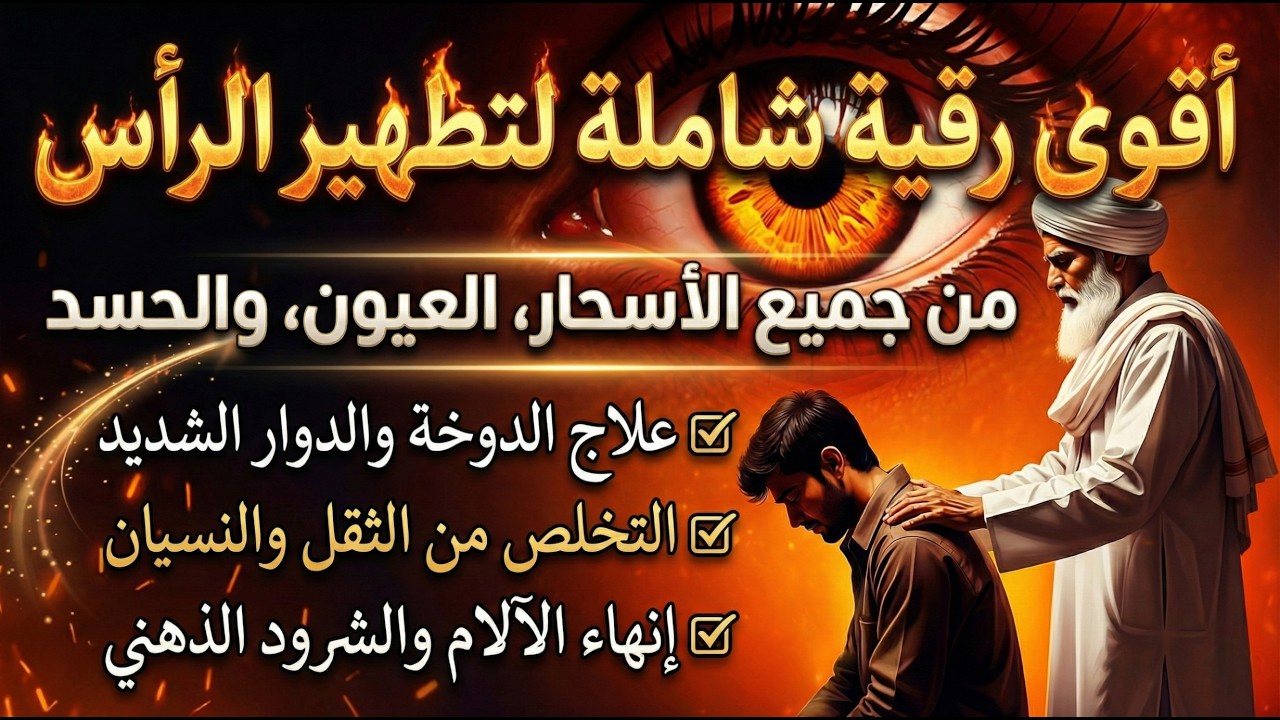 ✨رقية النوم✨ ضعها واتركها تخرج كل مس وعين حارة من عظامك ودمك وأعصابك وأنت نائم