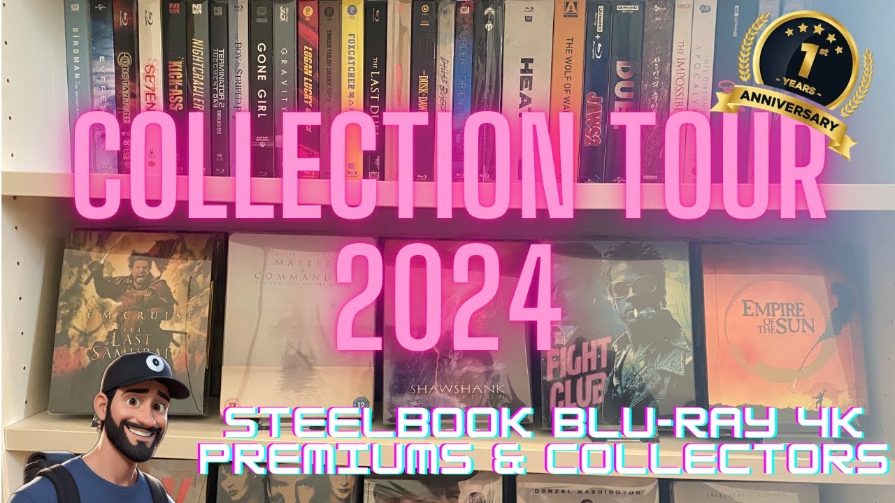 COLLECTION TOUR 2024 - 1 YEAR - Steelbook bluray & 4K - Premium & collector